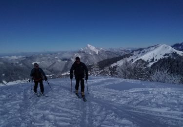Randonnée Ski de randonnée Plateau-des-Petites-Roches - Pravouta et bec de Charvet - Photo