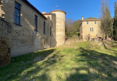 Tour Wandern Villelaure - Villelaure château de la reine Laure Villelaure - Photo