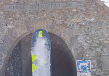 Tour Skiwanderen Crévoux - tunnel du parpaillan - Photo