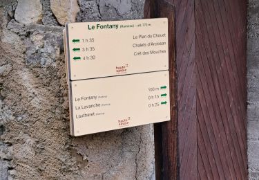 Tour Wandern Saint-Ferréol - Cascade et hameau de Fontany - Photo