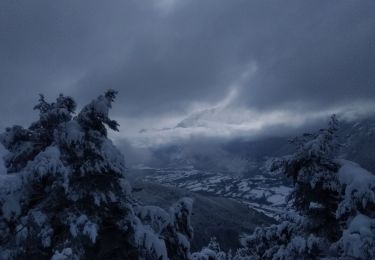 Excursión Esquí de fondo Aspres-lès-Corps - tentative du Laton, pic gazonné  - Photo
