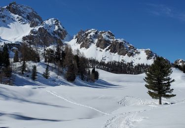 Randonnée Raquettes à neige Ceillac - ceillac ste Anne lac mirroir 11kms 486m - Photo