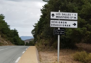 Percorso Bici da strada Lorgues - lorgues villecroze Aups la Bigue Salernes pignes - Photo