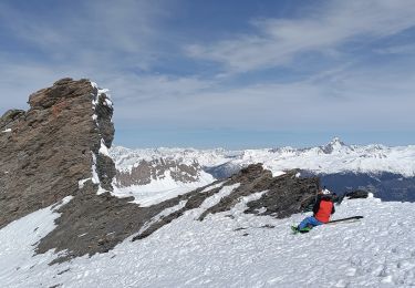 Trail Touring skiing Saint-Véran - Pointe des Marcelettes - Photo