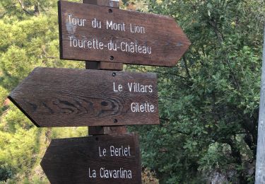 Trail Walking Gilette - Tour du Mont lion (boucle inverse) - Photo