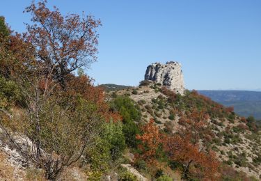 Excursión Senderismo Plan-d'Aups-Sainte-Baume - 2023-09-10_19h45m24_La_Tour_Cauvin_Plan_des_vaches_et_les_Dents_de_Roque_Forcade - Photo