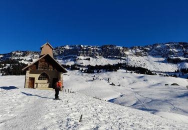 Randonnée Raquettes à neige Fillière - GLIERES: BALADE RAQUETTES PACCOT / PARKING GAUTARD _ CHAPELLE NOTRE DAME DES NEIGES - Photo