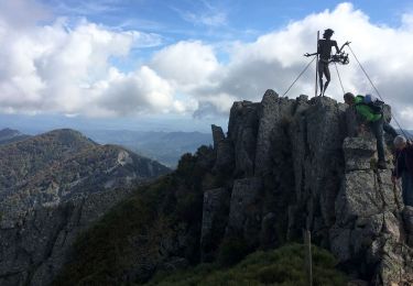 Trail Walking La Souche - Col de la Croix de Bauzon-La tour des poignets-Sommet Rocher d'Abraham  - Photo