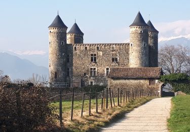 Randonnée Marche nordique Jarrie - Circuit au départ du Château de Bon-Repos - Photo