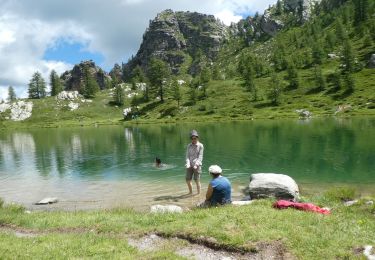 Tocht Stappen Canosio - Valle Preit - lago Nero - Photo
