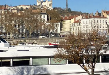 Tocht Stappen Lyon - Lyon Quai Perrache-St Vincent - Photo