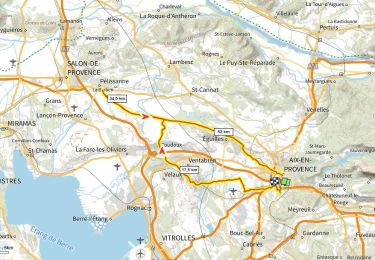 Trail Road bike Aix-en-Provence - Aix Pelissanne 700m+ - Photo