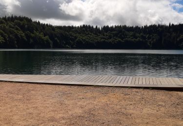 Randonnée V.T.T. Chambon-sur-Lac - lac pavin - Photo