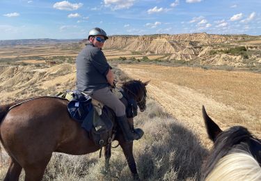 Trail Horseback riding Bardenas Reales de Navarra - Bardenas jour 4 - Photo