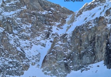 Percorso Sci alpinismo Villar-d'Arêne - sous la brèche de la plate des agneaux  - Photo