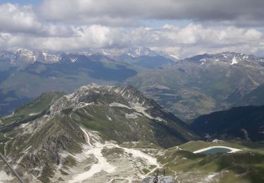 Trail Walking Peisey-Nancroix - du haut de transarc, aiguille Grive et descente arc 1800 - Photo