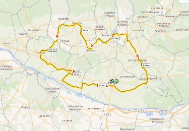 Tour Rennrad Pertuis - Pertuis et 7 villages du Sud Luberon D+615m - Photo