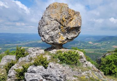 Tour Wandern Roquefort-sur-Soulzon - le rocher de Roucangel - Photo