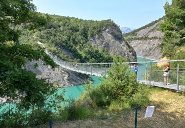 Trail Walking Treffort - Les passerelles himalayennes du lac Monteynard-Avignonnet - Photo