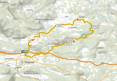 Trail Road bike Brignoles - Lac de Carcès D+480m - Photo