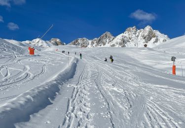 Excursión Esquí de fondo Tignes - Rando ski Tignes Le Lac Coronavirus  - Photo