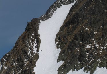 Percorso Sci alpinismo Saint-Colomban-des-Villards - Les Trois Doigts, couloir de la virgule à ski - Photo