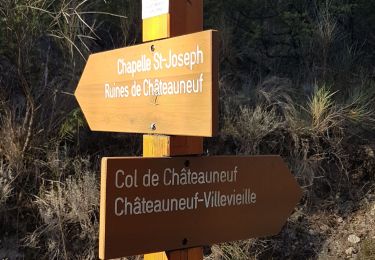 Trail Walking Châteauneuf-Villevieille - Mt Maccaron - Photo