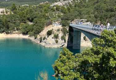 Percorso Bicicletta elettrica Moustiers-Sainte-Marie - Moustiers Ste Marie-Aiguines AR - Photo