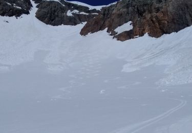 Percorso Sci alpinismo Clavans-en-Haut-Oisans - col du milieu au départ du col de Sarenne - Photo