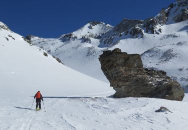 Trail Touring skiing Aussois - Col de Labby - Photo