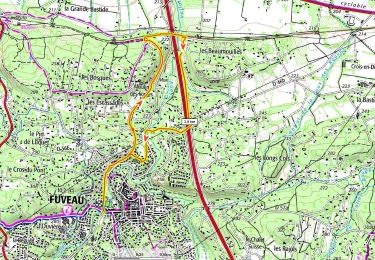 Tour Wandern Fuveau - Voie verte et pont du chemin de fer - Photo