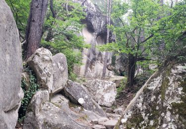 Tocht Stappen Annot - Les Grès d'Annot - Photo