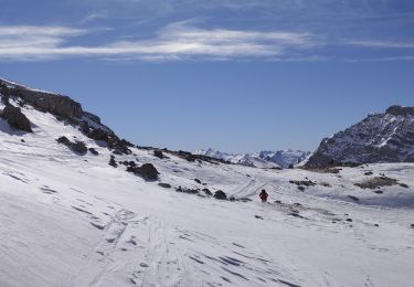Excursión Esquí de fondo Saint-Paul-sur-Ubaye - tour du breck de Chambeyron  - Photo