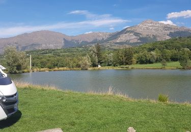 Tour Mountainbike Saint-Bonnet-en-Champsaur - lac barbeyroux - Photo