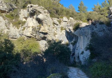 Tour Wandern Fontaine-de-Vaucluse - Le mur de la peste Fontaine de Vaucluse - Photo