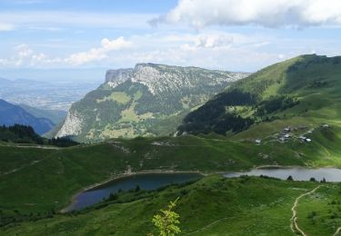 Trail Walking Glières-Val-de-Borne - Tour du lac de Lessy depuis Paradis  - Photo