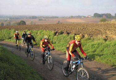 Tour Mountainbike Laveline-devant-Bruyères - Espace VTT FFC Chemins du Coeur des Vosges - circuit n°55 - Le rocher de l'Ermitage - Photo
