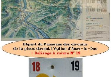 Randonnée V.T.T. Anzy-le-Duc - VTT en Brionnais - Anzy-le-Duc - parcours N°19 - Photo