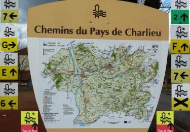 Excursión Bici de montaña Vougy - VTT en Pays de Charlieu : Vougy, Saint-Hilaire-sous-Charlieu, Villers, Jarnosse, Boyer et Nandax - Photo