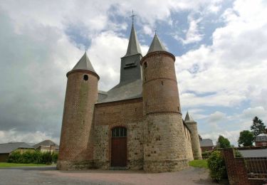 Randonnée Marche La Bouteille - L'abbaye de Foigny - Photo