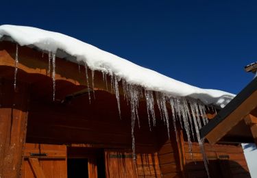 Tour Schneeschuhwandern Huez - Alpe d'Huez - Château du Roi Ladre - Photo