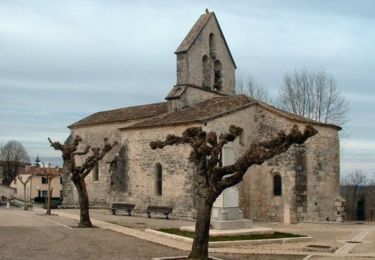 Randonnée Marche Loubès-Bernac - Loubès-Bernac, vers l'église de St-Nazaire - Pays du Dropt - Photo