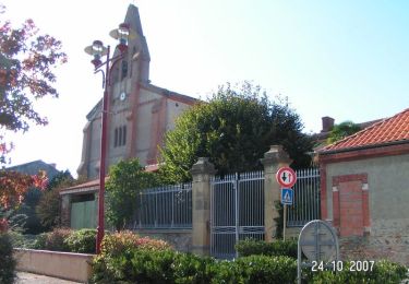 Randonnée Marche Port-Sainte-Marie - Saint-Julien, église promontoire sur la vallée de la Garonne - Pays de la vallée du Lot - Photo