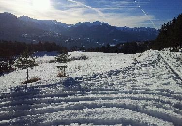 Trail Snowshoes Châteauroux-les-Alpes - Oratoire de Clos Jaunier - Photo