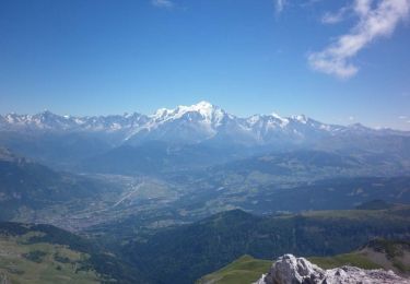 Tocht Stappen La Clusaz - Mont Charvet en partant des Confins - Photo