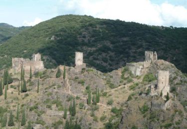 Tour Wandern Lastours - Un tour autour des tours - Les châteaux de Lastours - Photo