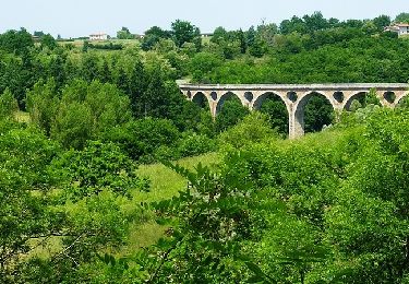Randonnée V.T.T. Balbigny - Autour des Gorges de la Loire - GR de Pays N° 4 : Le Viaduc des Chessieux - Les Chessieux - Photo