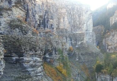 Tour Wandern Beauvezer - gorges de st Pierre Plateau fe pisse en l'air - Photo