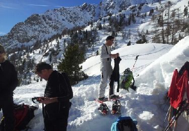 Tour Schneeschuhwandern Saint-Martin-Vésubie - Refuge de la Cougourde en AR - Photo