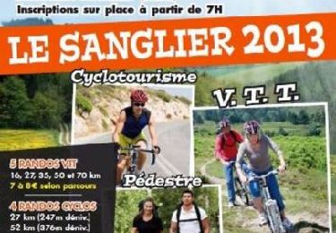 Tour Wandern Monsteroux-Milieu - Le Sanglier 2013 - Montsevenoux - Photo